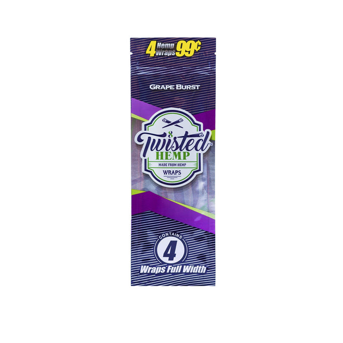 Twisted Hemp - Hemp Wraps 4pk