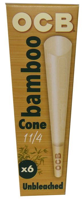 OCB - Bamboo 1 1/4 Size Pre-Rolled Cones